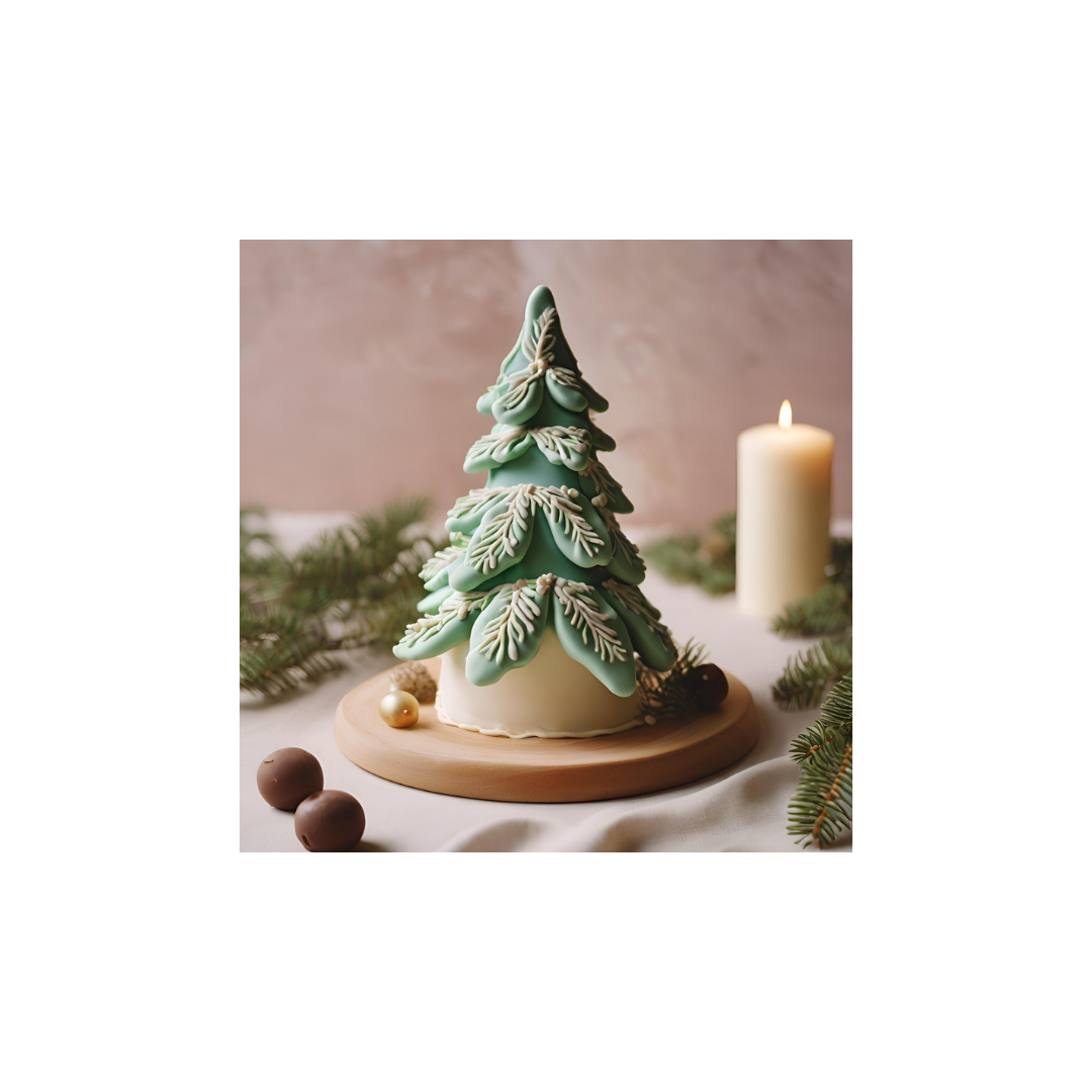 Fondant sapin de noël